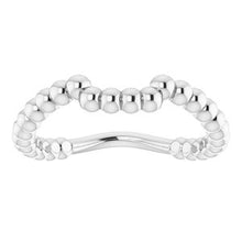 Load image into Gallery viewer, Sterling Silver Band for 9 mm Asscher Ring
