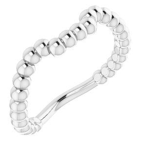 Sterling Silver Band for 10 mm Asscher Ring