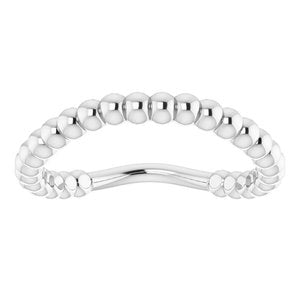 Sterling Silver Band for 5 mm Square Ring