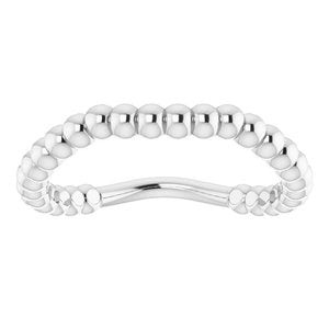 Sterling Silver Band for 6 mm Square Ring