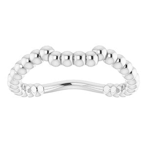 Sterling Silver Band for 8 mm Square Ring