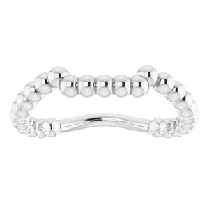 Sterling Silver Band for 9 mm Square Ring