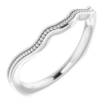 Charger l'image dans la galerie, Sterling Silver Band for 4.1 mm Round Ring
