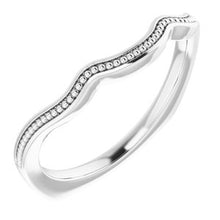 Charger l'image dans la galerie, Sterling Silver Band for 5.8 mm Round Ring
