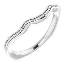 Charger l'image dans la galerie, Sterling Silver Band for 6 mm Round Ring
