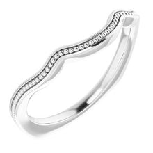 Charger l'image dans la galerie, Sterling Silver Band for 7 mm Round Ring
