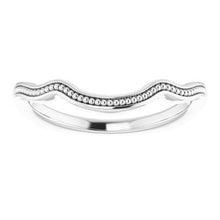 Charger l'image dans la galerie, Sterling Silver Band for 8 mm Round Ring
