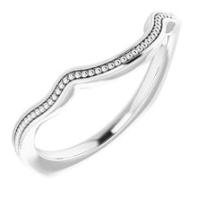 Charger l'image dans la galerie, Sterling Silver Band for 9 mm Round Ring
