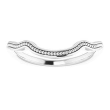 Charger l'image dans la galerie, Sterling Silver Band for 9.4 mm Round Ring
