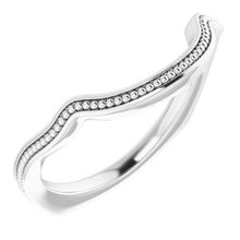 Load image into Gallery viewer, Sterling Silver Band for 12 mm Round Ring
