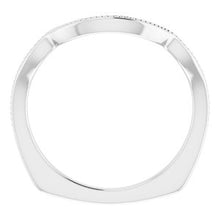 Load image into Gallery viewer, Sterling Silver Band for 12 mm Round Ring
