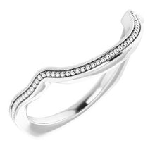 Load image into Gallery viewer, Sterling Silver Band for 14 mm Round Ring
