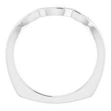 Charger l'image dans la galerie, Sterling Silver Band for 6x4 mm Oval Ring
