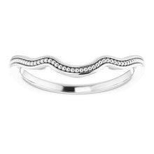 Charger l'image dans la galerie, Sterling Silver Band for 7x5 mm Oval Ring
