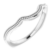 Load image into Gallery viewer, Sterling Silver Band for 8x6 mm Oval Ring

