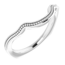 Load image into Gallery viewer, Sterling Silver Band for 10x8 mm Oval Ring
