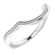 Load image into Gallery viewer, Sterling Silver Band for 12x10 mm Oval Ring
