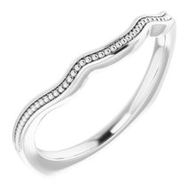 Load image into Gallery viewer, Sterling Silver Band for 5 mm Cushion Ring

