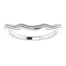 Load image into Gallery viewer, Sterling Silver Band for 5 mm Cushion Ring
