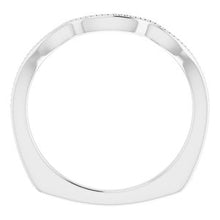 Charger l'image dans la galerie, Sterling Silver Band for 6 mm Cushion Ring
