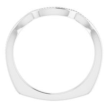 Charger l'image dans la galerie, Sterling Silver Band for 7 mm Cushion Ring
