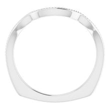 Charger l'image dans la galerie, Sterling Silver Band for 8 mm Cushion Ring
