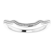 Charger l'image dans la galerie, Sterling Silver Band for 8 mm Cushion Ring

