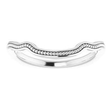 Load image into Gallery viewer, Sterling Silver Band for 9 mm Cushion Ring
