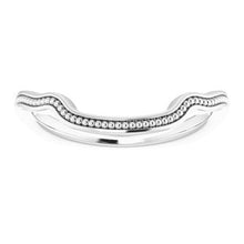 Charger l'image dans la galerie, Sterling Silver Band for 11 mm Cushion Ring
