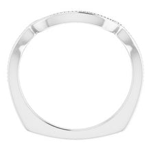 Load image into Gallery viewer, Sterling Silver Band for 13 mm Cushion Ring
