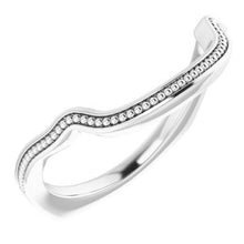 Load image into Gallery viewer, Sterling Silver Band for 14 mm Cushion Ring
