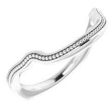 Charger l'image dans la galerie, Sterling Silver Band for 15 mm Cushion Ring
