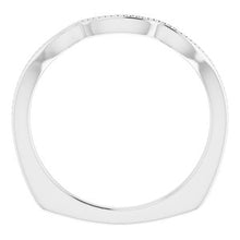 Charger l'image dans la galerie, Sterling Silver Band for 5 mm Asscher Ring

