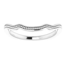 Charger l'image dans la galerie, Sterling Silver Band for 6 mm Asscher Ring
