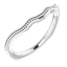 Charger l'image dans la galerie, Sterling Silver Band for 5x3 mm Emerald Ring
