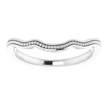 Load image into Gallery viewer, Sterling Silver Band for 6x4 mm Emerald Ring
