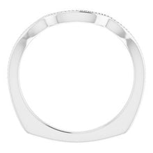 Load image into Gallery viewer, Sterling Silver Band for 8x6 mm Emerald Ring
