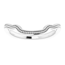 Charger l'image dans la galerie, Sterling Silver Band for 10x8 mm Emerald Ring
