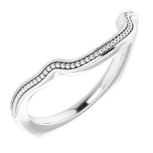 Charger l'image dans la galerie, Sterling Silver Band for 11x9 mm Emerald Ring
