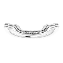 Charger l'image dans la galerie, Sterling Silver Band for 11x9 mm Emerald Ring
