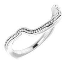 Load image into Gallery viewer, Sterling Silver Band for 14x10 mm Emerald Ring

