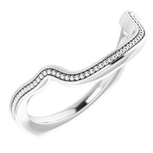 Load image into Gallery viewer, Sterling Silver Band for 15x11 mm Emerald Ring
