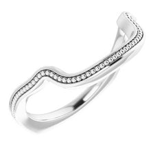 Load image into Gallery viewer, Sterling Silver Band for 16x12 mm Emerald Ring
