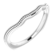 Charger l'image dans la galerie, Sterling Silver Band for 4 mm Square Ring
