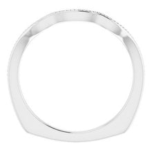 Charger l'image dans la galerie, Sterling Silver Band for 4 mm Square Ring
