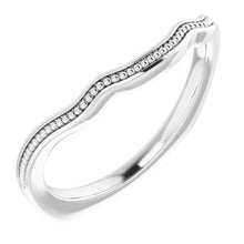 Load image into Gallery viewer, Sterling Silver Band for 5 mm Square Ring
