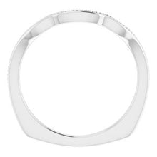 Load image into Gallery viewer, Sterling Silver Band for 5 mm Square Ring
