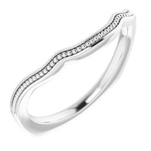 Load image into Gallery viewer, Sterling Silver Band for 6 mm Square Ring
