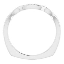 Load image into Gallery viewer, Sterling Silver Band for 6 mm Square Ring
