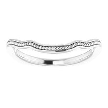Load image into Gallery viewer, Sterling Silver Band for 6 mm Square Ring

